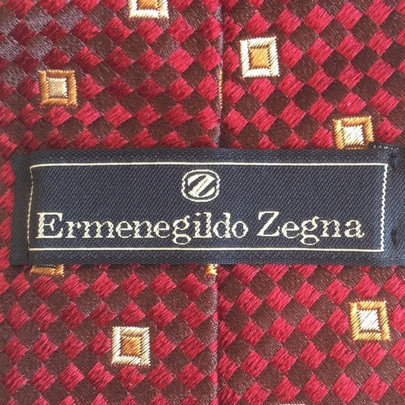 Men’s Ermenegildo Zegna 100% Silk Necktie - Picture 5 of 7